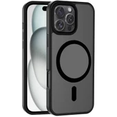 iPhone 16 Pro Max Kılıf Magsafe Şarj Özellikli Mat Arka Yüzey Sio Kılıf thumbnail 2