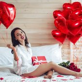 Büyük Kırmızı Kalp Balon 14 Şubat Sevgililer Günü Aşk Balonları - 6