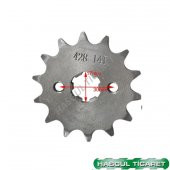 HSGL MOTORSİKLET CUP100 ÖN ARKA DİŞLİ VE ZİNCİR SET KALİTELİ thumbnail 3