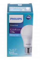 Philips Essential Led Ampul 13 W (14) W Beyaz E27 Duy  12 Li Paket - 4