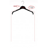 Omuzlu Askılık yuvalı 60x180cm Kuru temizleme - Dolap içi ŞEFFAF saklama NaYLoNu (10adet) - 2