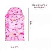 Bebek Bakım Örtüsü Alt Açma Bezi Minderi Pedi Örtüsü Ana Kucağı  I  Uyku Tulumu Pembe Renk - 2
