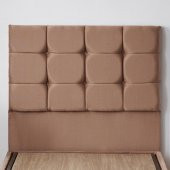 Niron Rama Baza ve Başlık Seti 100x200 cm Tek Kişilik Sütlü Kahve Kumaş Baza ve Başlığı Soho Kumaş - 10