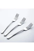 Nehir Fulya 12 Adet Sade Yemek Çatal thumbnail 1