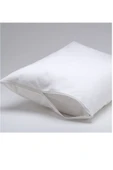 Maki Home 2 Adet Beyaz 50x70 Fermuarlı Sıvı Geçirmez Yastık Koruyucu Kılıf Alez - 4