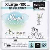 Sleepy Bebek Bezi Bio Natural Beden:6 (15-27KG) X Large 400 Adet Süper Ekonomik Fırsat Gross Pk - 2