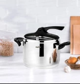 Nehir Silver Trend 8 Litre Klasik Düdüklü Tencere Siyah - 1