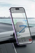 Araç Tutucu H30 Zemin Yapışkanlı Magsafe Özellikli Manyetik Telefon Tutucu thumbnail 2