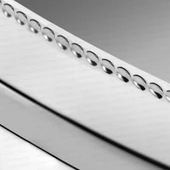 Nehir Zincir Saten Çelik Çay Tepsi  ( 47x31 cm ) thumbnail 4