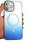 iphone 15 Pro Kılıf Magsafe uyumlu Renk geçişli Darbe emici  Kapak - 1
