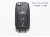 Skoda Octavia Fabia Superb Yeti Silikon Anahtar Kılıfı Siyah - 3