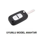 Renault Clio Modus Kangoo Kango Megane Silikon Anahtar Kılıfı - 2