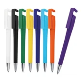 Telefon Tutuculu Çevirmeli 50 Adet Promosyon Tükenmez Kalem thumbnail 1