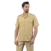 Şensel, Denizci Gömleği, Bej -122E311- Kaptan Gömleği,İş Gömleği - 1