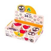 Adel Shapes Şekilli Beyaz Silgi 24 Lü Şekilli Öğrenci Silgisi thumbnail 1