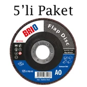 Brio Flap Disk 125XP80 Ao 5'li Paket - 1