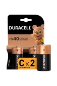 Duracell Alkalin Orta Boy Pil (C)  2 Lİ C2 - 1