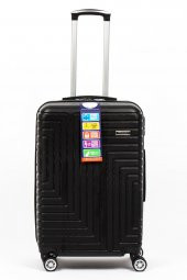 Travel POLO A1004 Siyah Abs Orta Boy Valiz - 1