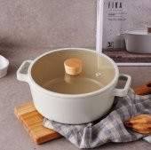 Neoflam Fika 24 Cm Döküm İndiksiyonlu Kısa Tencere D-NEOF224 - 5