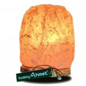 Tuzcu Ahmet Beyaz Tuzdan Yapılmış 9-10 kg Çankırı Tuz Lambası - 1