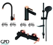Gpd Banyo / Mutfak / Lavabo / Duş  Armatür Batarya Seti - 1