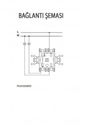 Schneider Electric Asfora Krem İkili Anahtar (Çerçevelidir) - 5