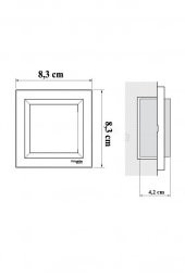 Schneider Asfora Sıva Altı Kapaklı Topraklı Priz Beyaz thumbnail 3