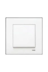 Viko Karre Tekli Anahtar Beyaz (Çerceve Dahildir) thumbnail 1