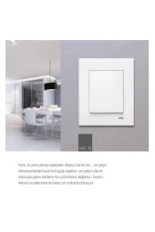 Viko Karre Tekli Anahtar Beyaz (Çerceve Dahildir) thumbnail 3