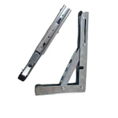 ŞEN METAL Mandallı Katlanabilir Masa Konsolu Çinko 40 cm (1çift) - 4
