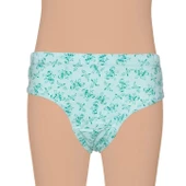 12 Adet Sedef Yıldız Kız Çocuk Renkli Desenli Pastel Külot 1041 - 6