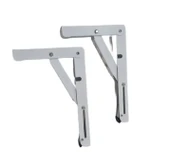ŞEN METAL Mandallı Katlanabilir Masa Konsolu beyaz 40cm (1çift) - 2