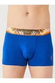 U.S. Polo Assn. Erkek 3'lü Boxer Turuncu-Saks-Antrasit - 6