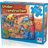 KS Games Under Construction Jumbo 12 Parça Puzzle - 1