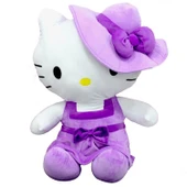 Peluş Hello Kitty Elbiseli Şapkalı 36 cm - 1  Adet Stokta Olan Gönderilir - 2