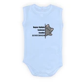 Baştan Söyliyim Kedi Baskılı Bebek Body Zıbın Çıtçıtlı Badi thumbnail 9