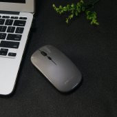 Polosmart PSWM13 Hybrid Bluetooth & Wireless Şarj Edilebilir Mouse K.Gri - 3