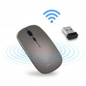 Polosmart PSWM13 Hybrid Bluetooth & Wireless Şarj Edilebilir Mouse K.Gri - 5