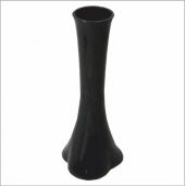 80 cm Siyah Cam Fil Ayağı Vazo - 1