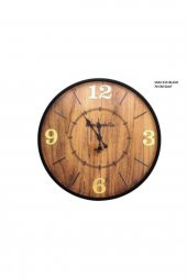 JAMES MERLİN Black 70 cm Tasarım Duvar Saati SAS-315 - 1