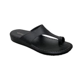 Ceyo 9200-2  Kadın Anatomik Parmak Arası Terlik Siyah 36-40 - 1