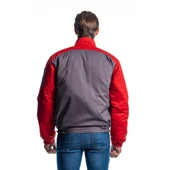 Şensel, Kapitoneli Mont, Gri-Kırmızı -91E2286- İş Montu - 3