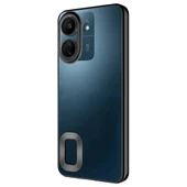 Xiaomi Poco C65 Kılıf Kamera Korumalı Logo Gösteren Şeffaf Kapak - 7