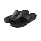 Ceyo 9200-2  Kadın Anatomik Parmak Arası Terlik Siyah 36-40 - 3