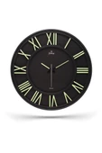 Galaxy Exclusive Siyah Kadranlı Fosforlu Roma Rakamlı 42 CM Ev ve Ofis Duvar Saati thumbnail 1