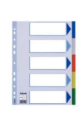 Esselte Seperatör 5 Renkli Plastik A4 15259 - 1