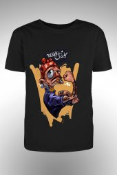 Küpeli Adam Baskılı Tshirt - 1