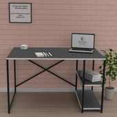 Kenzlife ofis masası natsuki 075*170*80 grisyh bilgisayar çalışma büro thumbnail 2