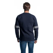 Şensel, Reflektörlü Sweatshirt, Lacivert, Sıfır Yaka -107E4745- - 2