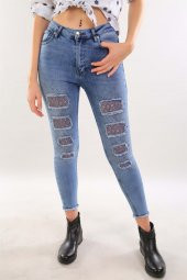 İntersivin  Kadın  Mavi Jeans - 3